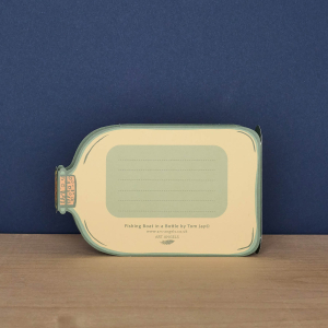 Fishing Boat In A Bottle Die Cut|Art Angels