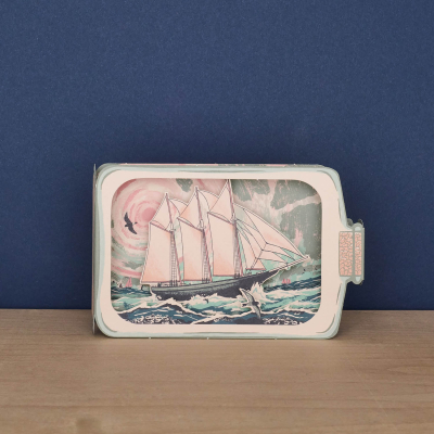 Schooner In A Bottle Die Cut|Art Angels