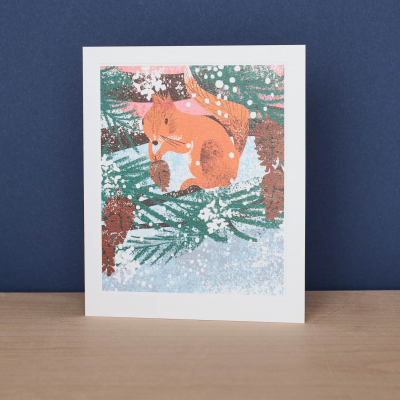 Winter Squirrel|Art Angels