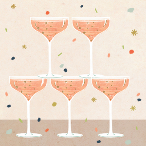 Champagne Cheers|Up With Paper