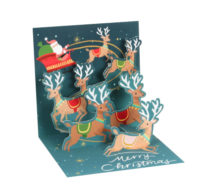 Santas Sleigh Ride|Up With Paper