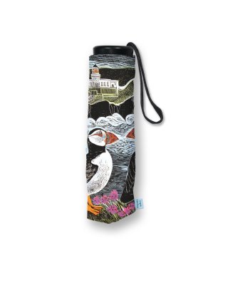 UMBRELLA Fair Isle Puffins