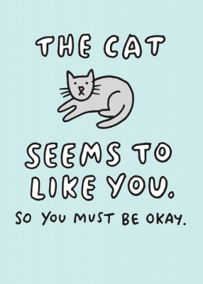 The Cat Likes You