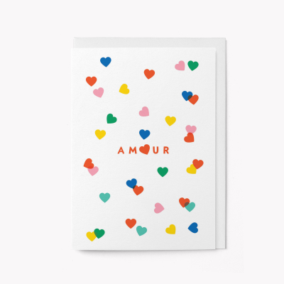 Confetti Hearts Amour