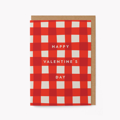 Gingham Valentines Day