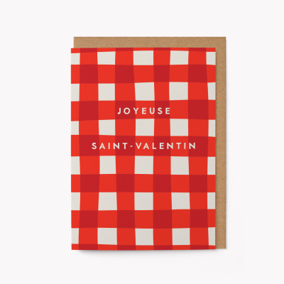Gingham Saint Valentin