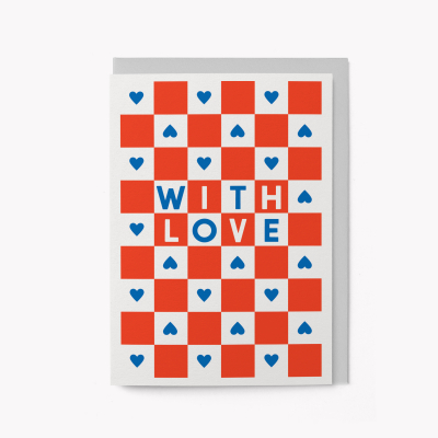 Heart Checkerboard With Love