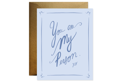 You Are My Person