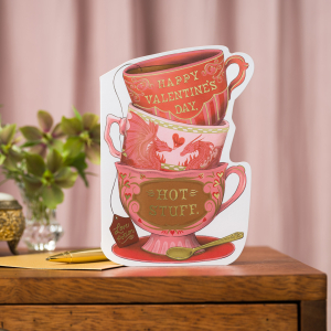 Valentines Day Teacup Stack