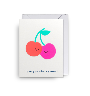 MINI CARD I Love You Cherry Much