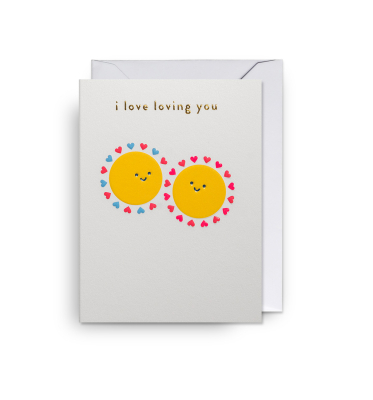 MINI CARD I Love Loving You