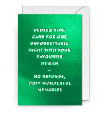 No Refunds Only Memories