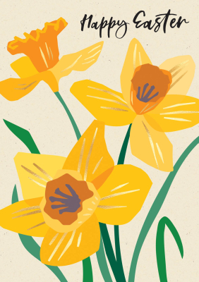 Happy Easter Daffodil