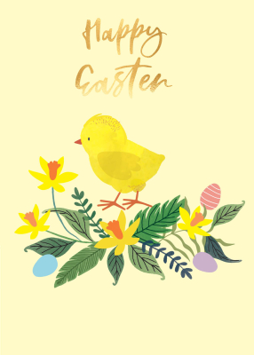 Happy Easter Wreath