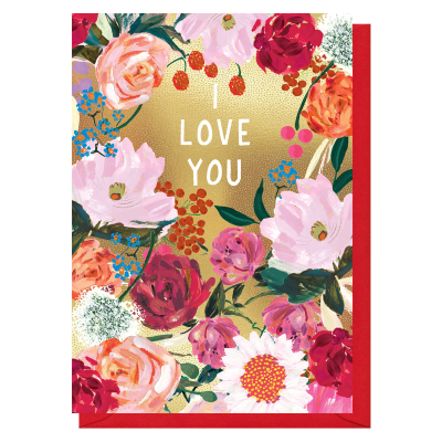 I Love You Floral