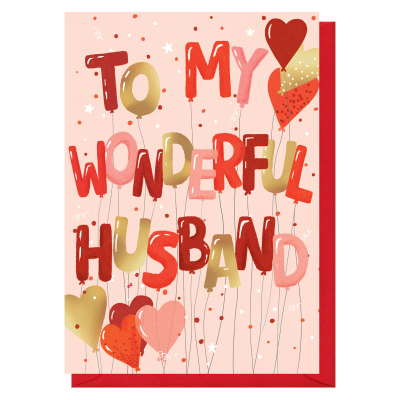 Wonderful Husband Balloons