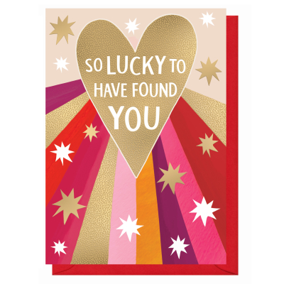 Lucky Love Heart And Stars