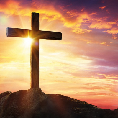 Cross At Sunset