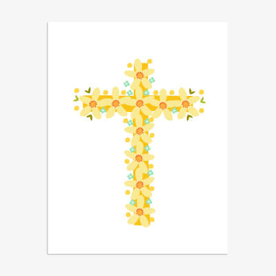 Floral Cross
