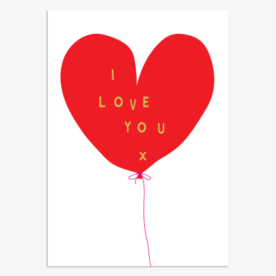 I Love You Balloon