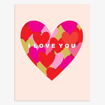 I Love You Multi Heart