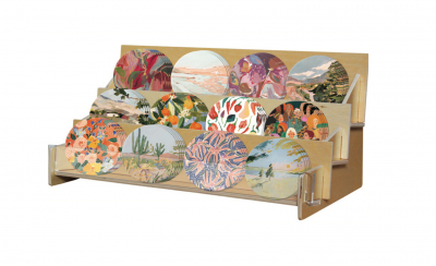 Wooden Coaster Display|Seedlings