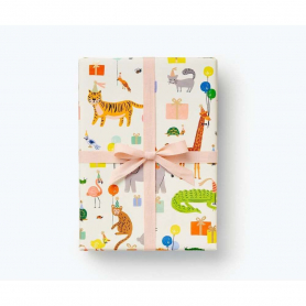 Party Animals Continuous Wrap|Rifle Paper