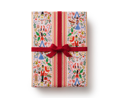 Holly Jolly Nutcracker Continuous Wrapping Roll|Rifle Paper