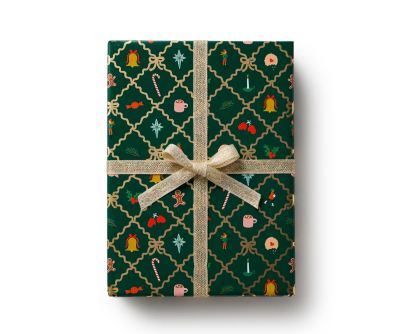 Holiday Argyle Continuous Wrapping Roll|Rifle Paper