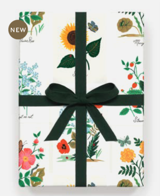 Botanical Wrapping Sheet (Single Sheet)|Rifle Paper