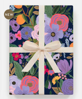 Garden Party Violet Wrapping Sheet (Roll of 3)|Rifle Paper
