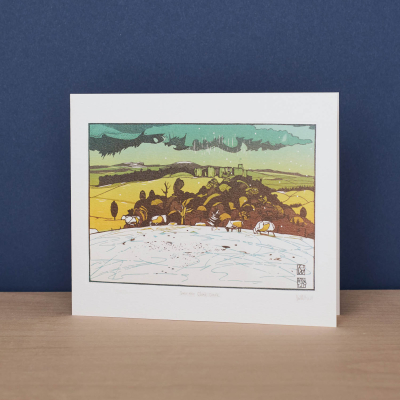 Snow Over Chirk Castle