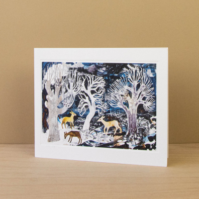 Deer At The Woods Edge