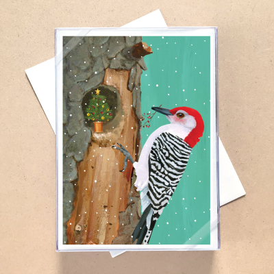 BOX REC Woodpecker Deck The Halls