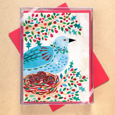 BOX REC Blue Doves Nest