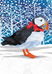 BOX REC Puffin With Bow