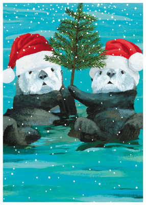 Otters Christmas Tree