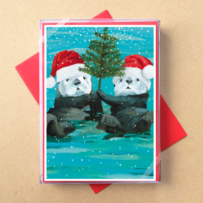BOX REC Otters Christmas Tree