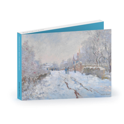 WALLET Claude Monet White Street Xmas