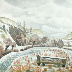 WALLET Eric Ravilious New Year Snow Xmas