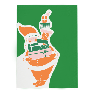 Father Christmas And Presents