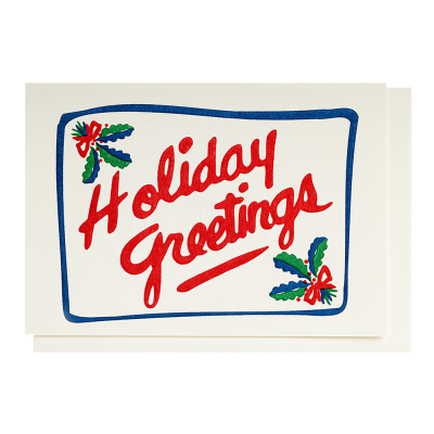 MINI CARD Holiday Greetings