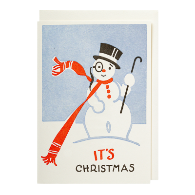 MINI CARD Christmas Snowman