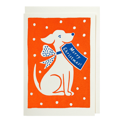 MINI CARD Christmas Dog