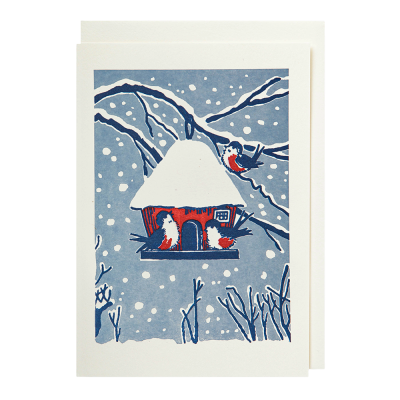 MINI CARD Winter Birds
