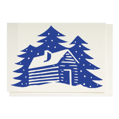 MINI CARD Winter Cabin