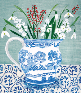PACK Seasons Greetings And Snowdrops In Jug