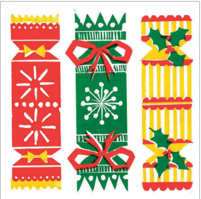 BOX SML SQ Christmas Crackers
