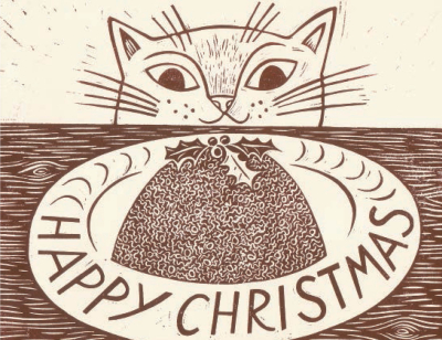 BOX REC Christmas Cat