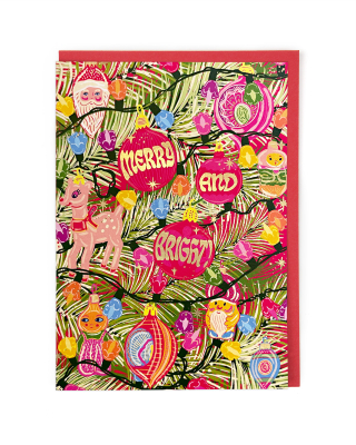 Merry And Bright Ornaments Foil